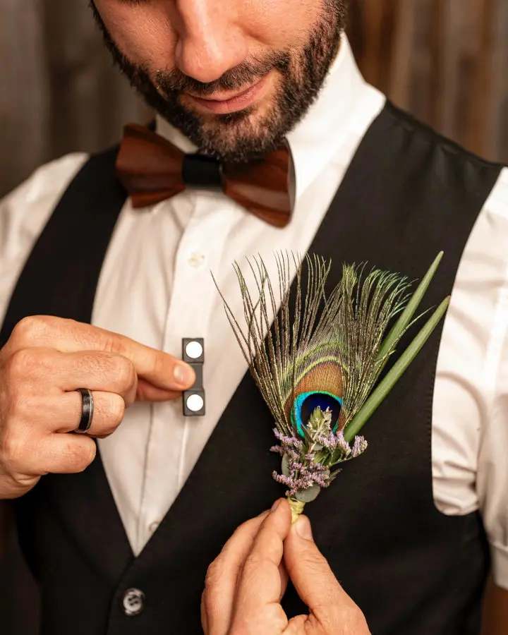 Befestigungsalternative für Blumenanstecker - hochzeit blumenanstecker 02 Blumenanstecker für Hochzeit